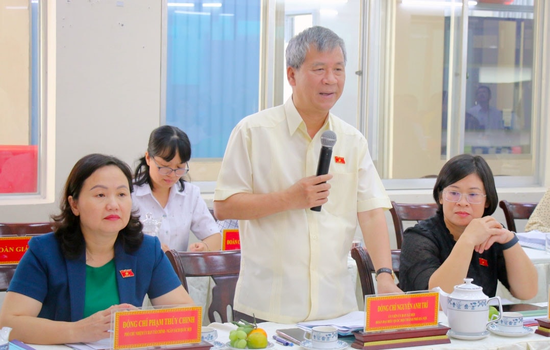Phó Chủ tịch Quốc hội Nguyễn Khắc Định chủ trì làm việc với UBND huyện Nhà Bè, TP. Hồ Chí Minh -0