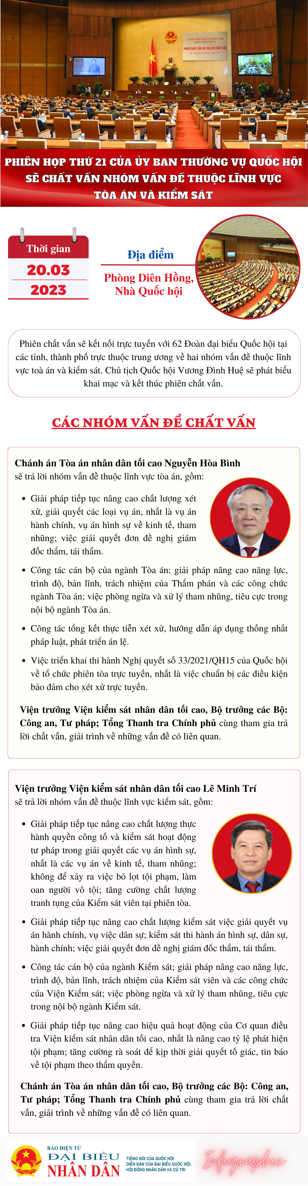 Phiên họp thứ 21 của Ủy ban Thường vụ Quốc hội sẽ chất vấn nhóm vấn đề thuộc lĩnh vực tòa án và kiểm sát -0