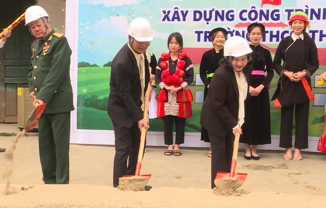 Quỹ Bảo vệ trẻ em Việt Nam khởi công công trình nhà nội trú cho học sinh tại tỉnh Hà Giang -0