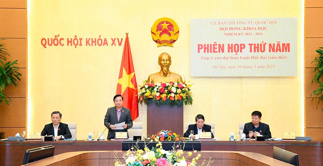 Phó Chủ tịch Quốc hội Nguyễn Khắc Định chủ trì Phiên họp Hội đồng Khoa học của Ủy ban Thường vụ Quốc hội