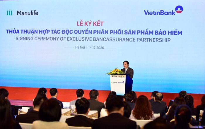 VietinBank ký kết hợp tác cùng Manulife (Nguồn ảnh: VietinBank)