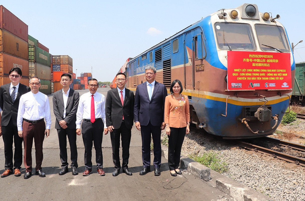 Đồng Nai đón chuyến tàu hỏa chở hàng đầu tiên từ Trung Quốc -0