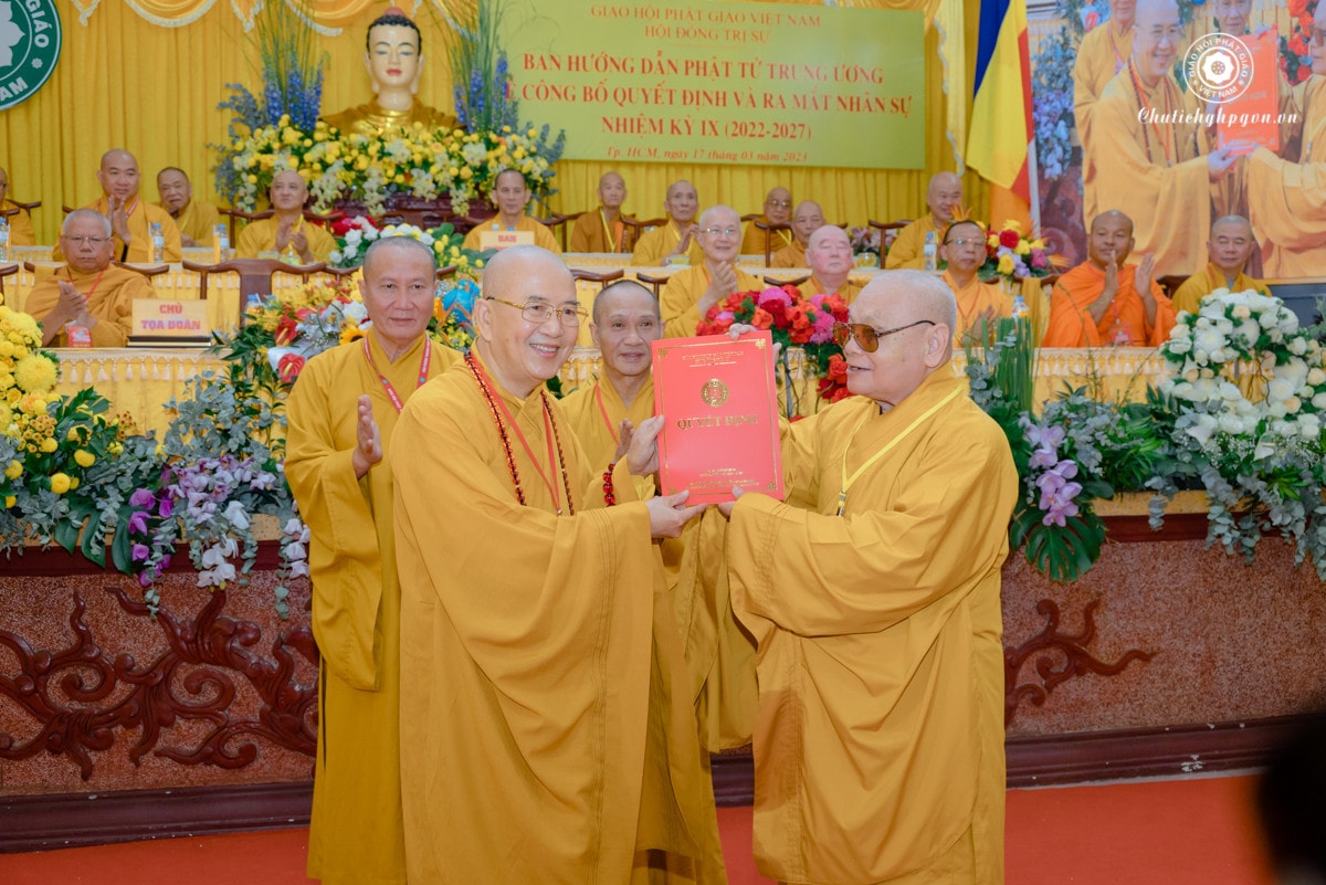 Ra mắt Ban Hướng dẫn Phật tử Trung ương nhiệm kỳ IX -0