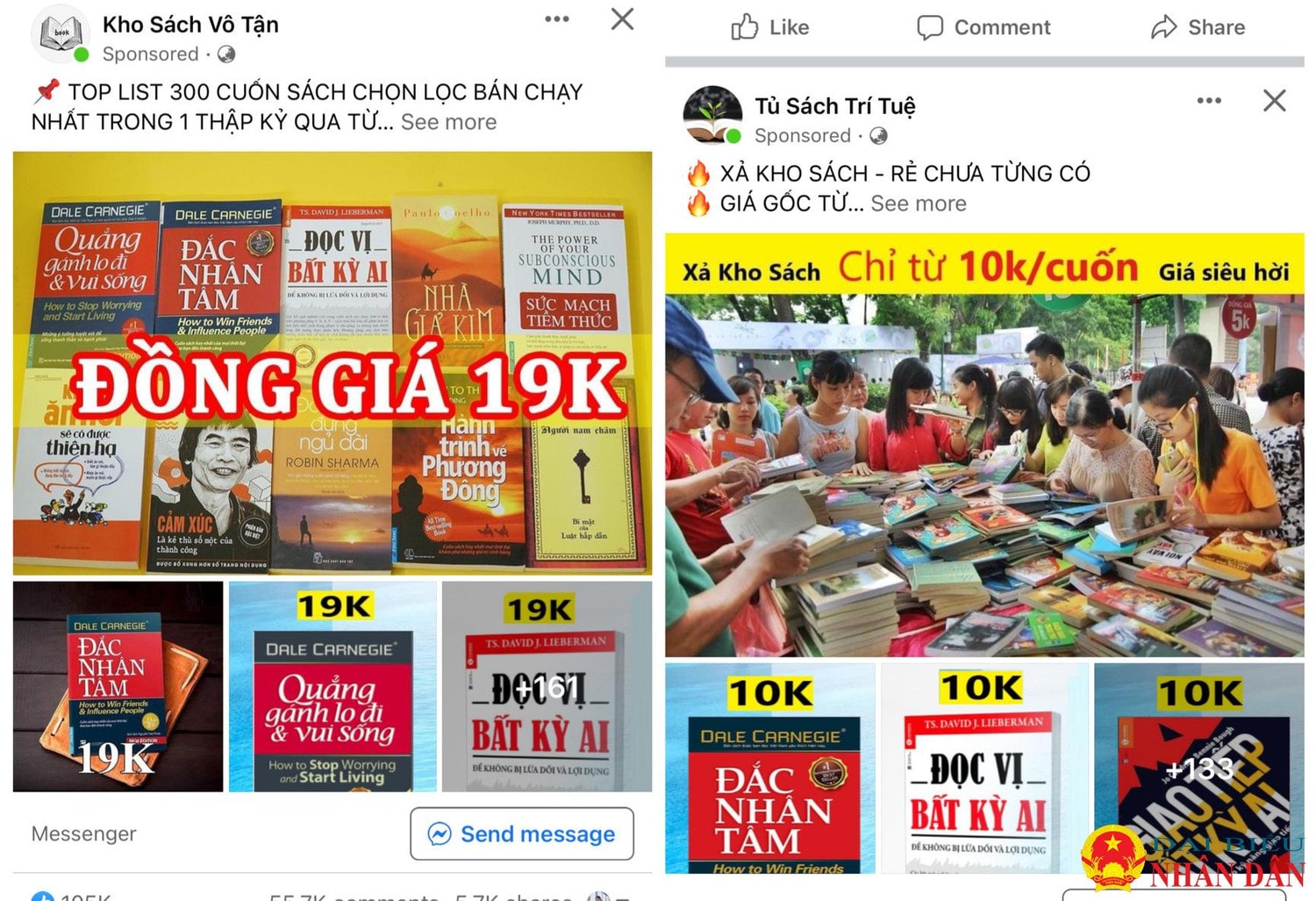 Vấn nạn sách giả ngang nhiên lên sàn TMĐT Tiki -1