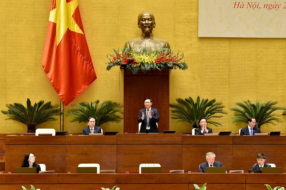 Chủ tịch Quốc hội Vương Đình Huệ: Tiếp tục khẳng định vị trí, vai trò của ngành tư pháp trong giai đoạn mới -0