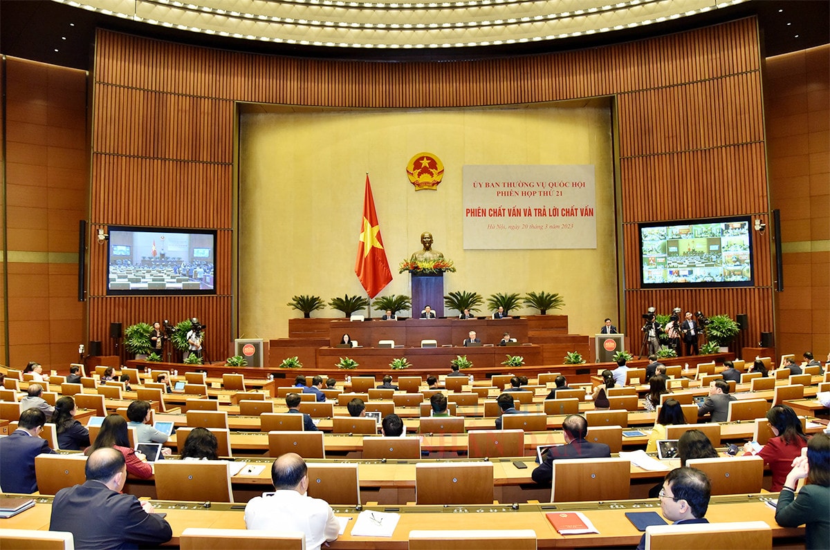 Chủ tịch Quốc hội Vương Đình Huệ: Tiếp tục khẳng định vị trí, vai trò của ngành tư pháp trong giai đoạn mới -1