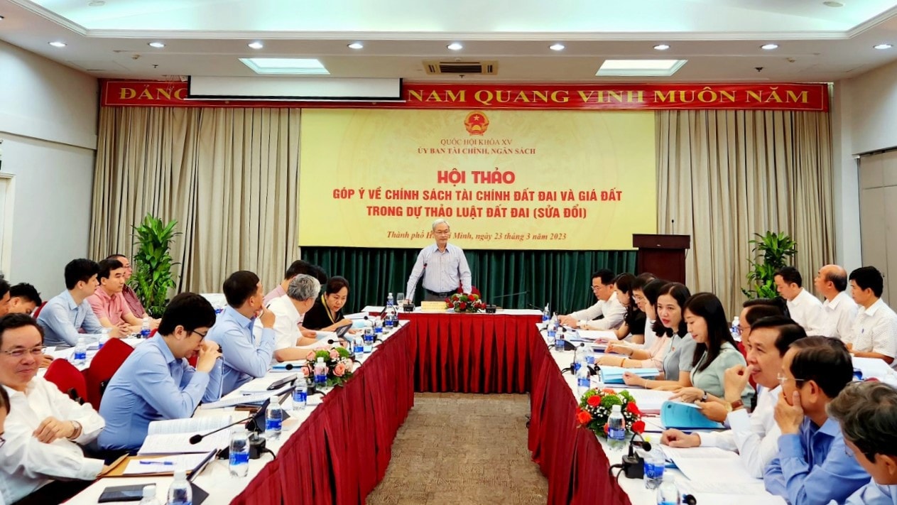 Ủy ban Tài chính - Ngân sách lấy ý kiến về dự thảo Luật đất đai (sửa đổi) tại TP Hồ Chí Minh -0