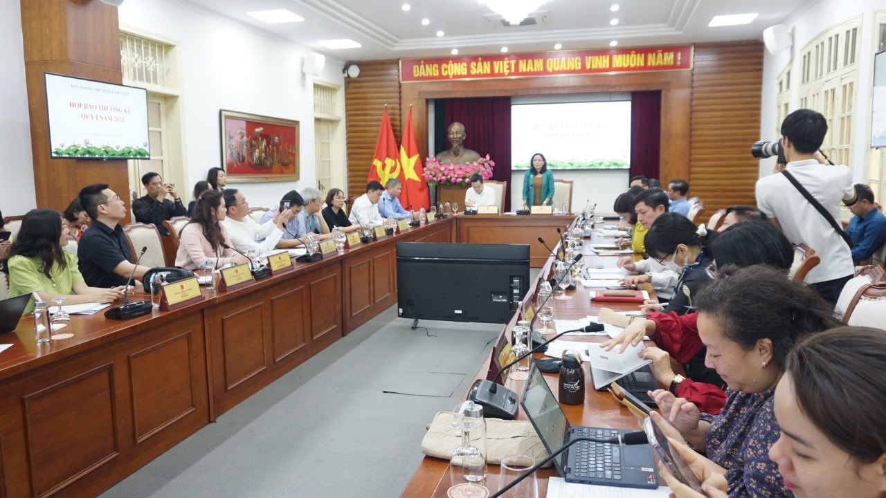 Bộ Văn hóa, Thể thao và Du lịch tổ chức họp báo thường kỳ quý I -0