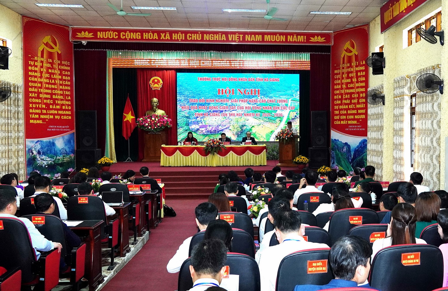 Toàn cảnh Hội nghị Các giải pháp nâng cao chất lượng hoạt động giám sát HĐND các cấp -0