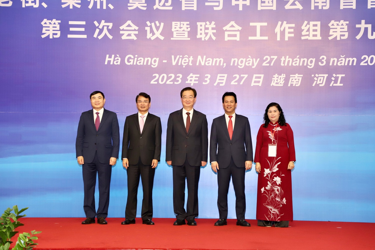 Hội nghị giữa Bí thư Tỉnh ủy 4 tỉnh phía Bắc (Việt Nam) và Bí thư Tỉnh uỷ Vân Nam (Trung Quốc) -0