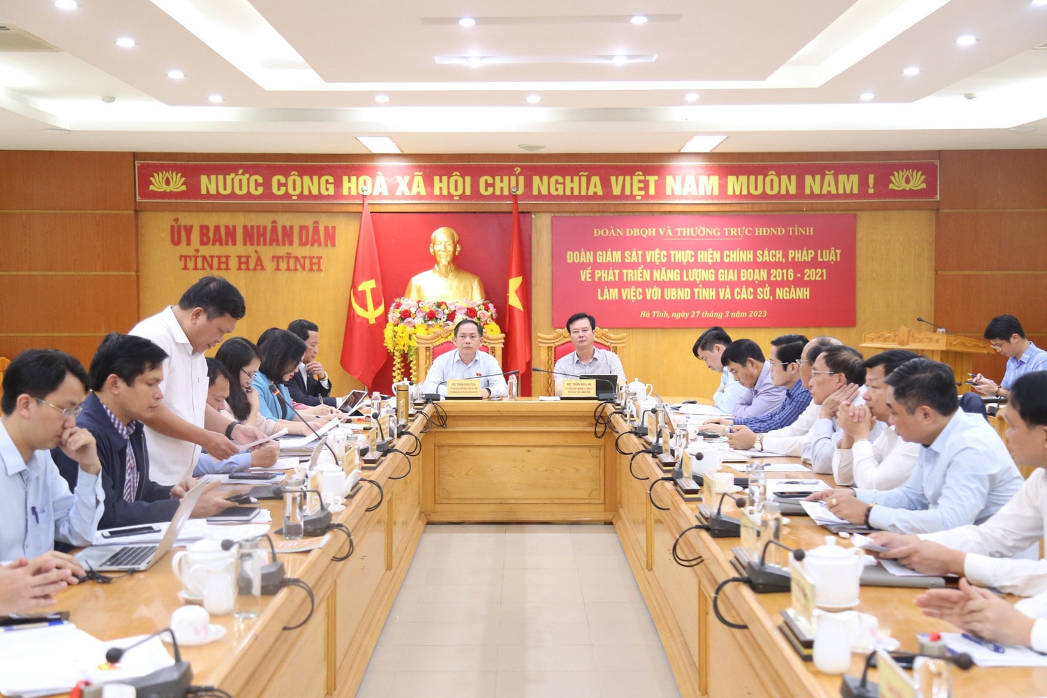 Hà Tĩnh: Đoàn ĐBQH tỉnh giám sát về việc thực hiện chính sách, pháp luật về phát triển năng lượng -0