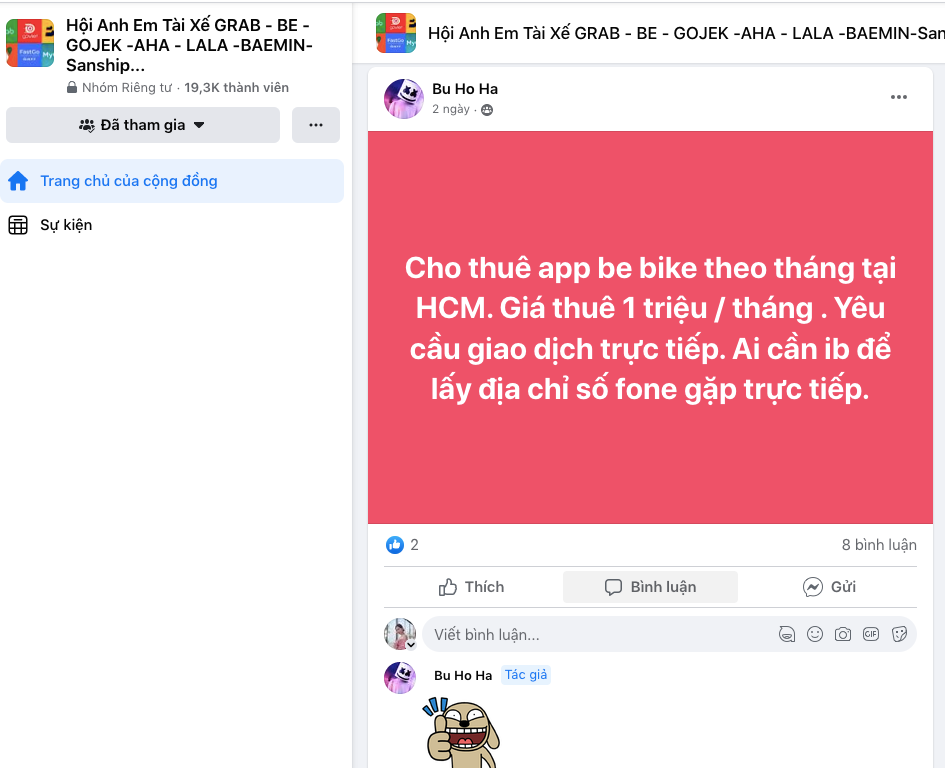 Sử dụng tài khoản xe công nghệ không chính chủ, cơ chế nào đảm bảo an toàn cho khách hàng? -1