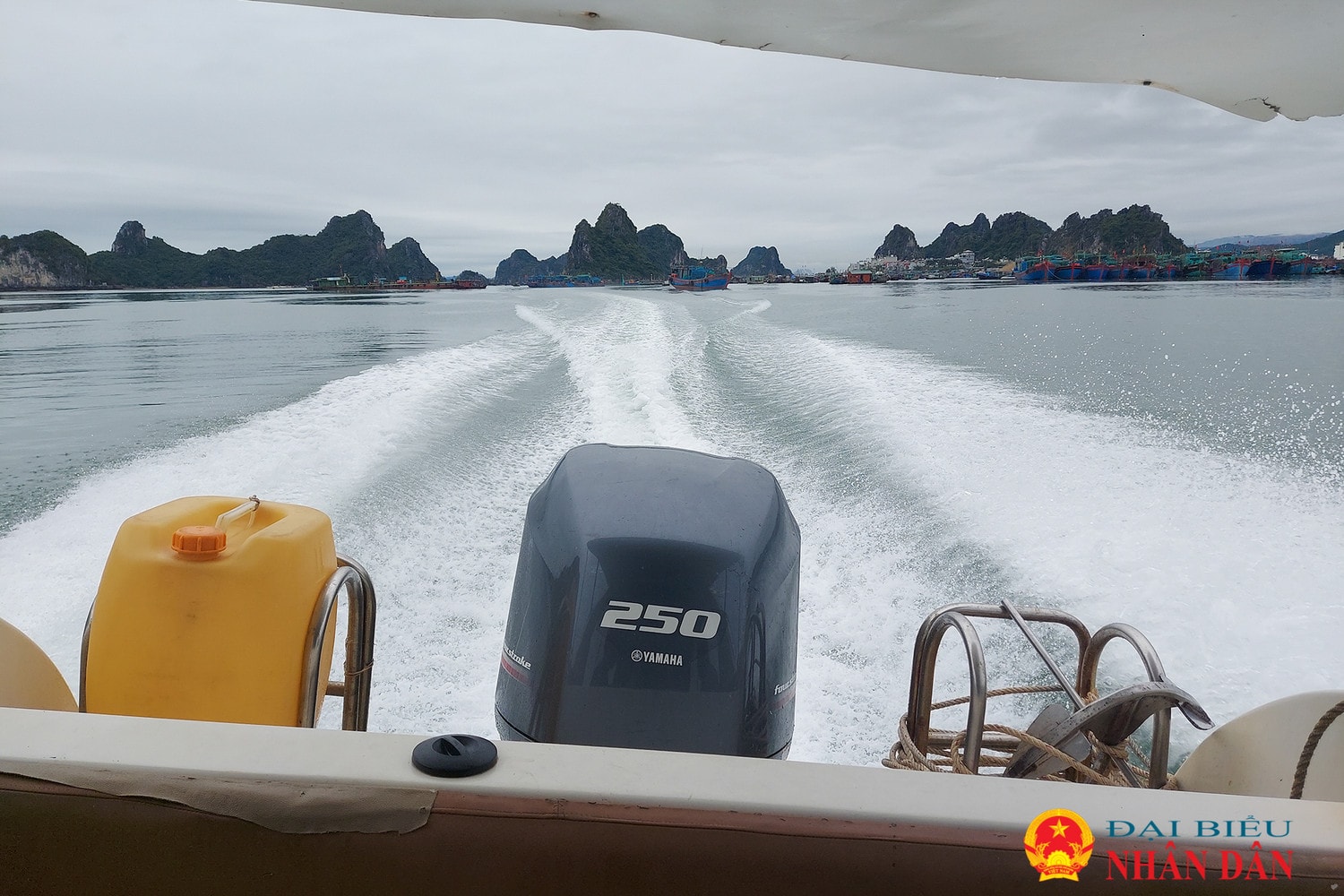 Xuồng cao tốc hết đăng kiểm “vô tư” chở khách trên vịnh Bái Tử Long