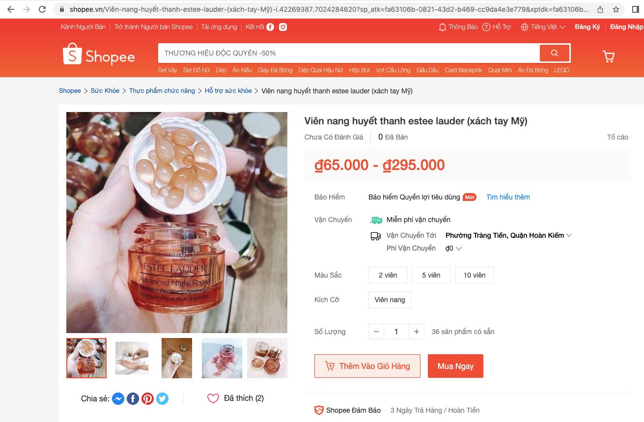 Khẳng định không cho phép bán hàng xách tay nhưng các mặt hàng gán mác xách tay vẫn được rao bán công khai trên Shopee -1