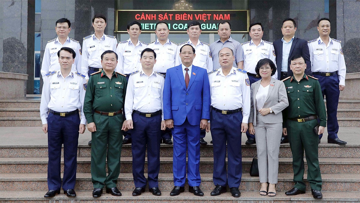 Phó Chủ tịch Quốc hội Trần Quang Phương thăm, làm việc tại Bộ Tư lệnh Cảnh sát biển Việt Nam -4