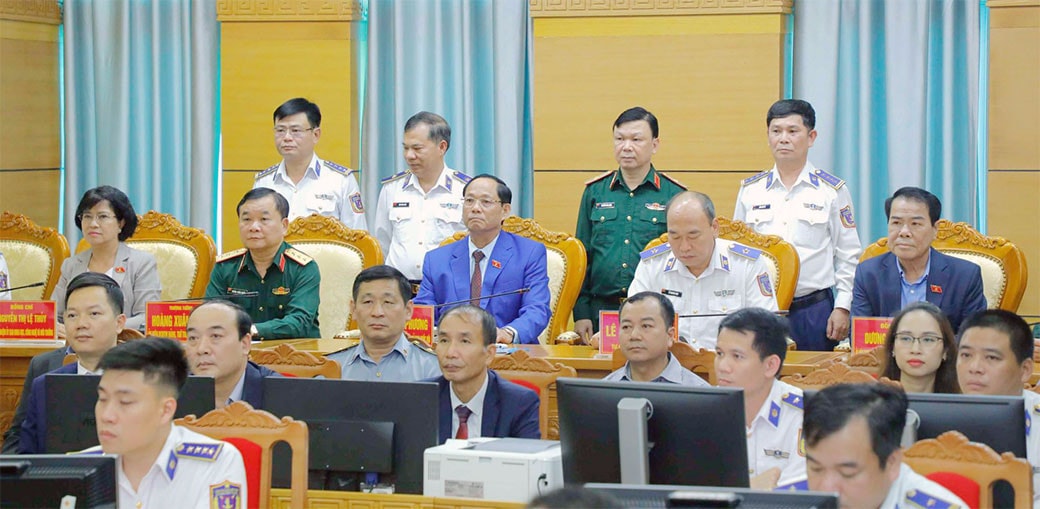 Phó Chủ tịch Quốc hội Trần Quang Phương thăm, làm việc tại Bộ Tư lệnh Cảnh sát biển Việt Nam -0