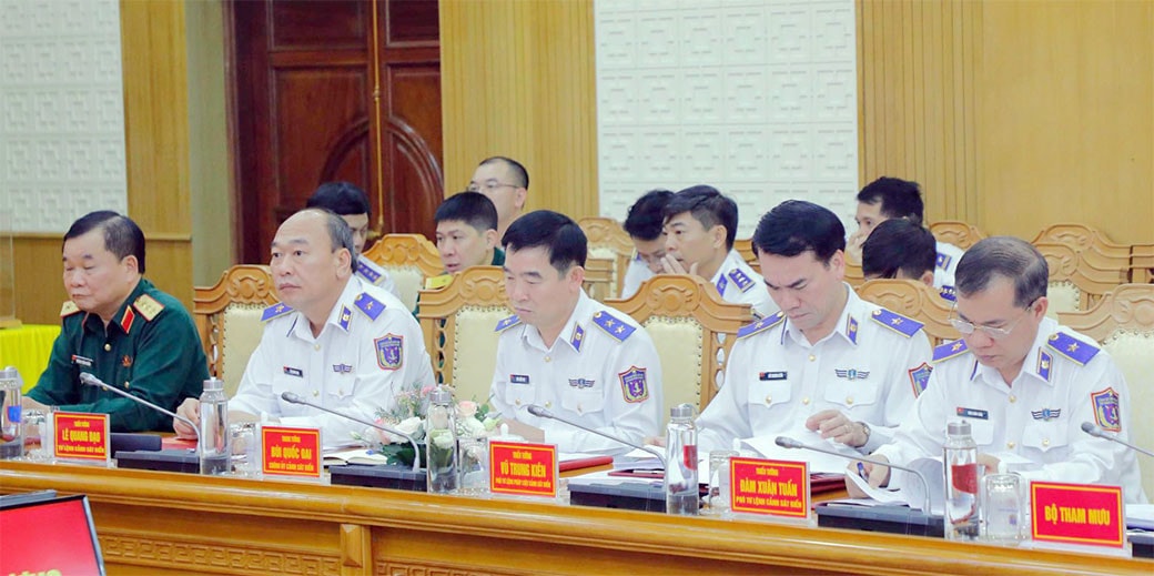 Phó Chủ tịch Quốc hội Trần Quang Phương thăm, làm việc tại Bộ Tư lệnh Cảnh sát biển Việt Nam -0