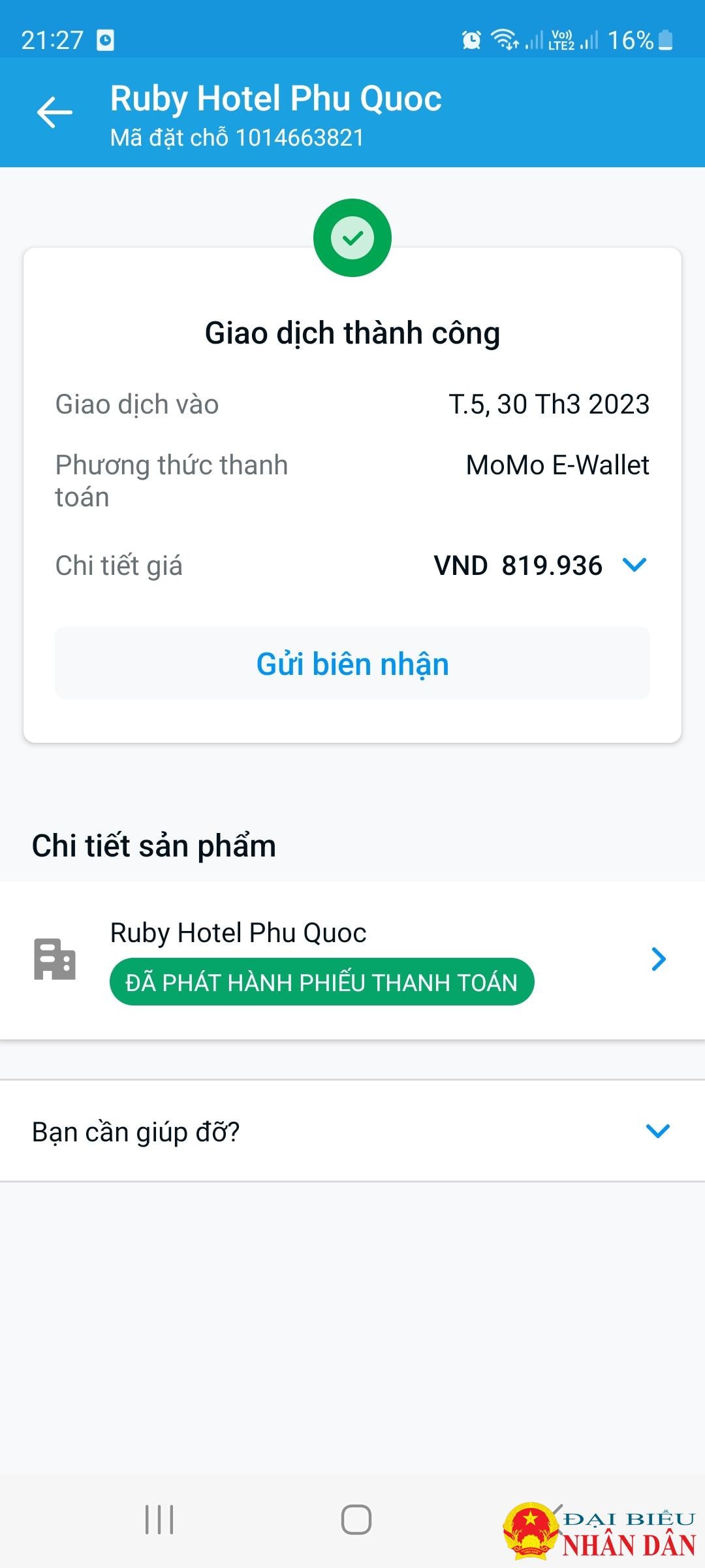 Thêm một người dùng phản ánh thông tin khách sạn trên ứng dụng Traveloka không chính xác -0