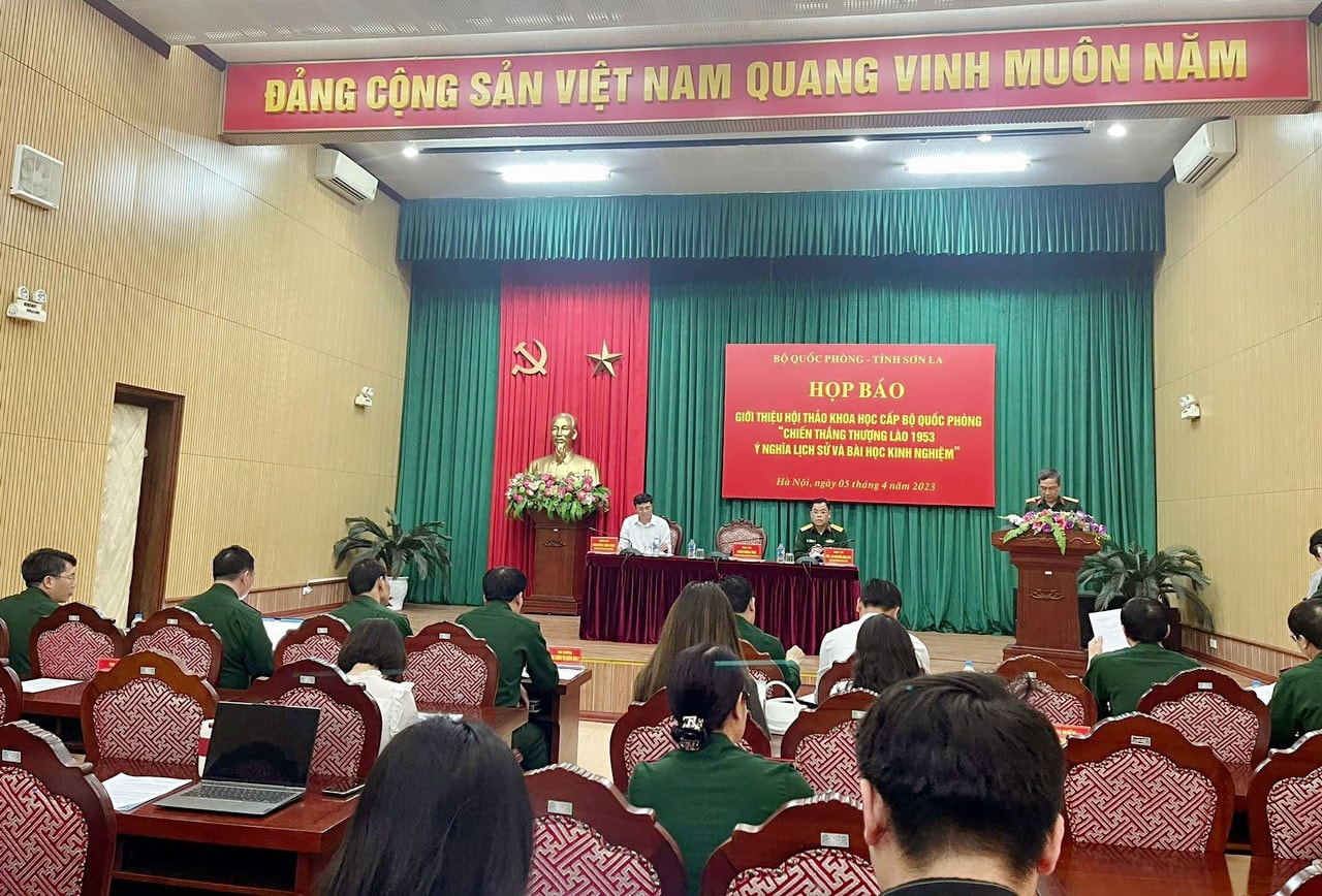 Họp báo giới thiệu Hội thảo về Chiến thắng Thượng Lào 1953 -0