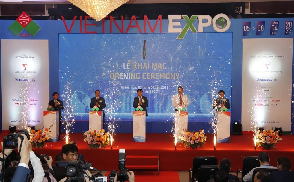 Khai mạc Hội chợ thương mại Quốc tế Việt Nam - Vietnam Expo 2023 -0