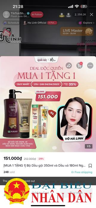 Thuê Tiktoker bán dầu gội phá giá, Dược phẩm Hoa Linh đối diện với làn sóng tẩy chay -0