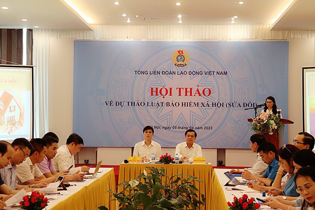 Lấy ý kiến cán bộ công đoàn về dự thảo Luật Bảo hiểm Xã hội -0