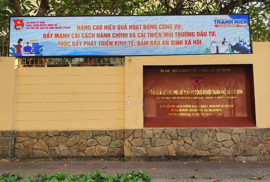 Ban Quản lý các Khu chiết xuất và công nghiệp TP. Hồ Chí Minh