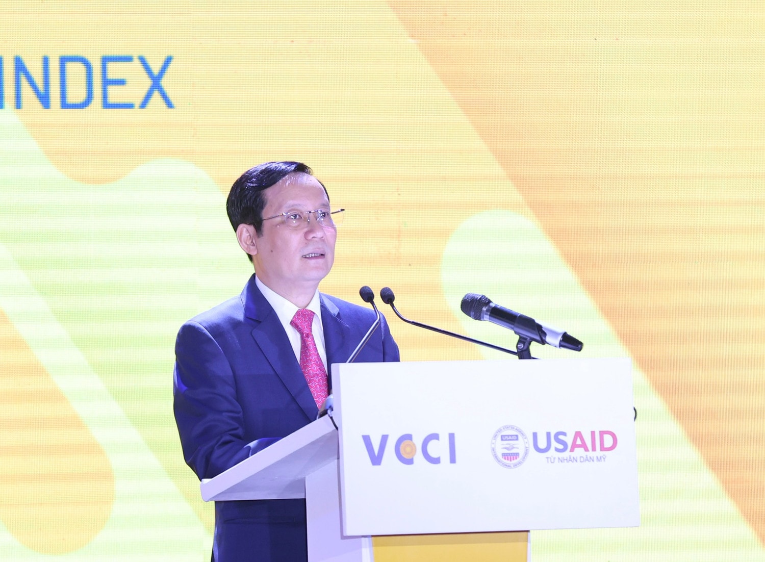 Chủ tịch Liên đoàn Thương mại và Công nghiệp Việt Nam Phạm Tấn Công phát biểu tại buổi lễ PCI 2022: Quảng Ninh Quán quân lần thứ 6 liên tiếp, Bắc Giang về ngôi Á -0