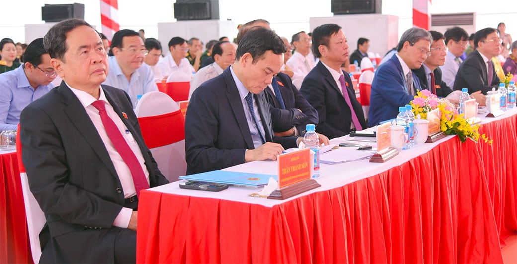 Phó Chủ tịch Thường trực Quốc hội Trần Thanh Mẫn dự Lễ công bố Nghị quyết thành lập thành phố Tân Uyên, Bình Dương -0