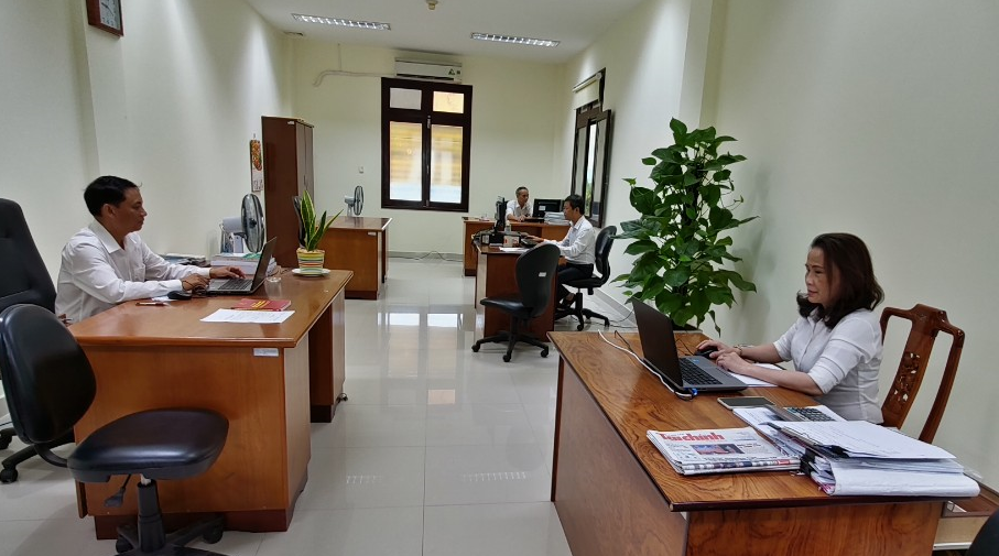 KBNN Ninh Thuận đôn đốc thu hồi vốn tạm ứng ngay từ đầu năm; Ảnh: Ngọc Kham
