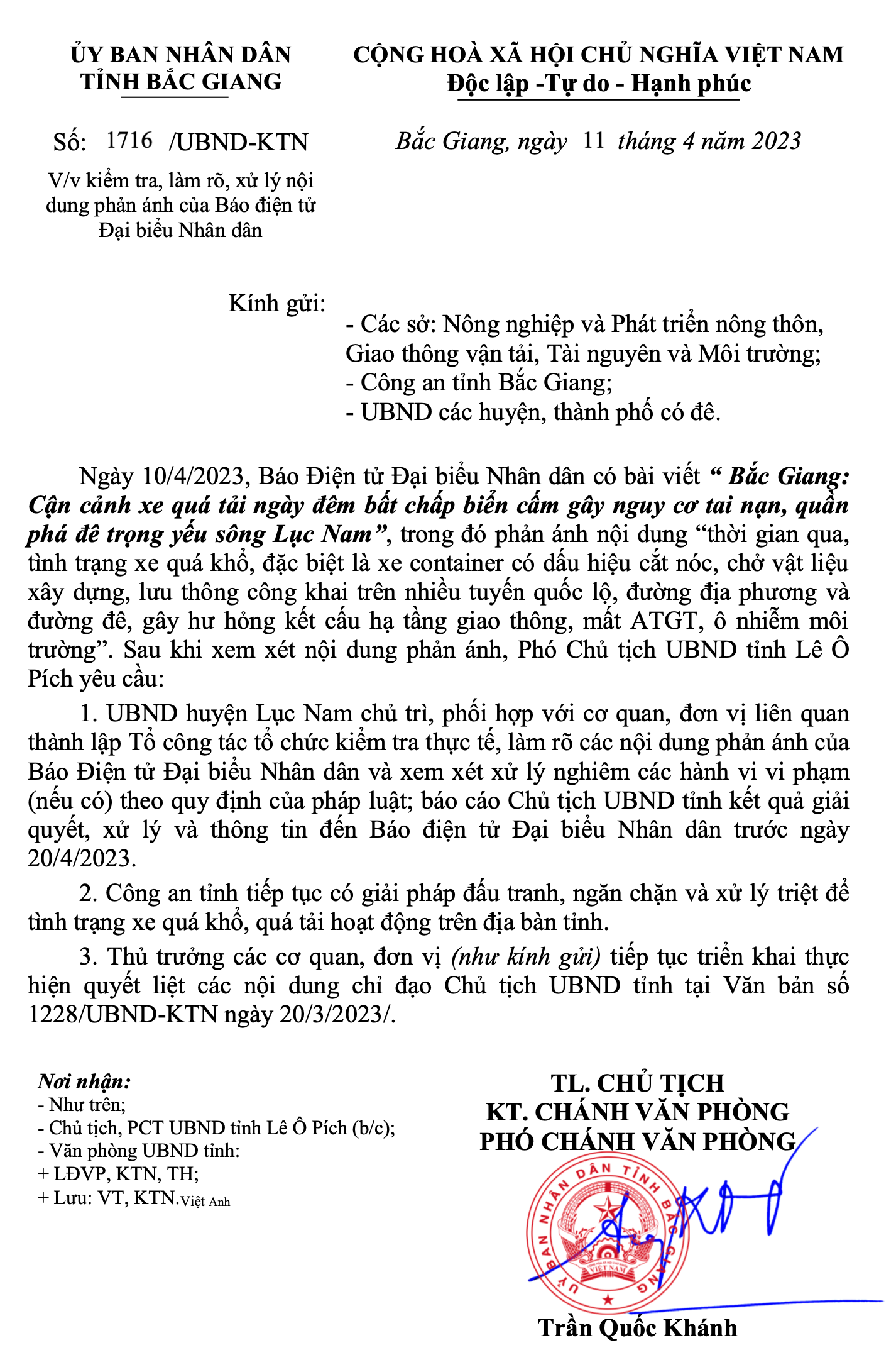 Vụ xe quá tải quần phá đê trọng yếu sông Lục Nam: Khu cầu cảng hoạt động chui, chưa hề được cấp phép -0