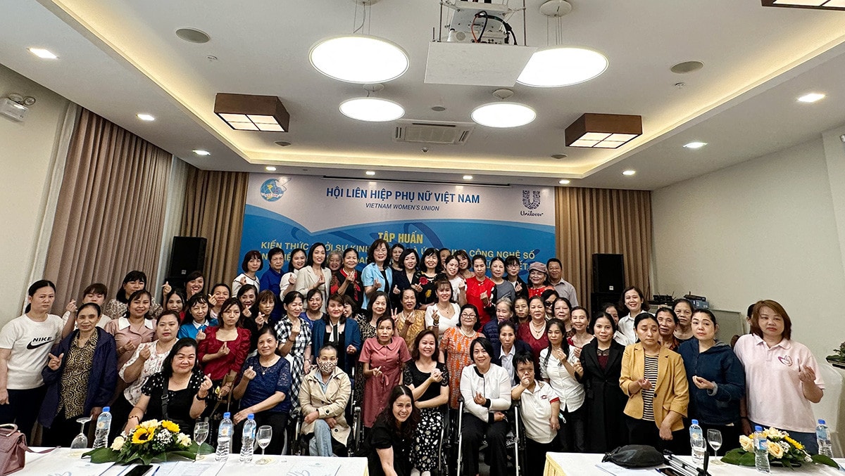 Tập huấn kiến thức khởi sự kinh doanh và ứng dụng công nghệ số tăng hiệu quả kinh doanh trực tuyến cho phụ nữ khuyết tật -0