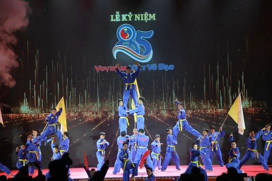 Chủ tịch nước Võ Văn Thưởng dự Lễ kỷ niệm 85 năm Ngày thành lập môn phái Vovinam Việt Võ Đạo -0
