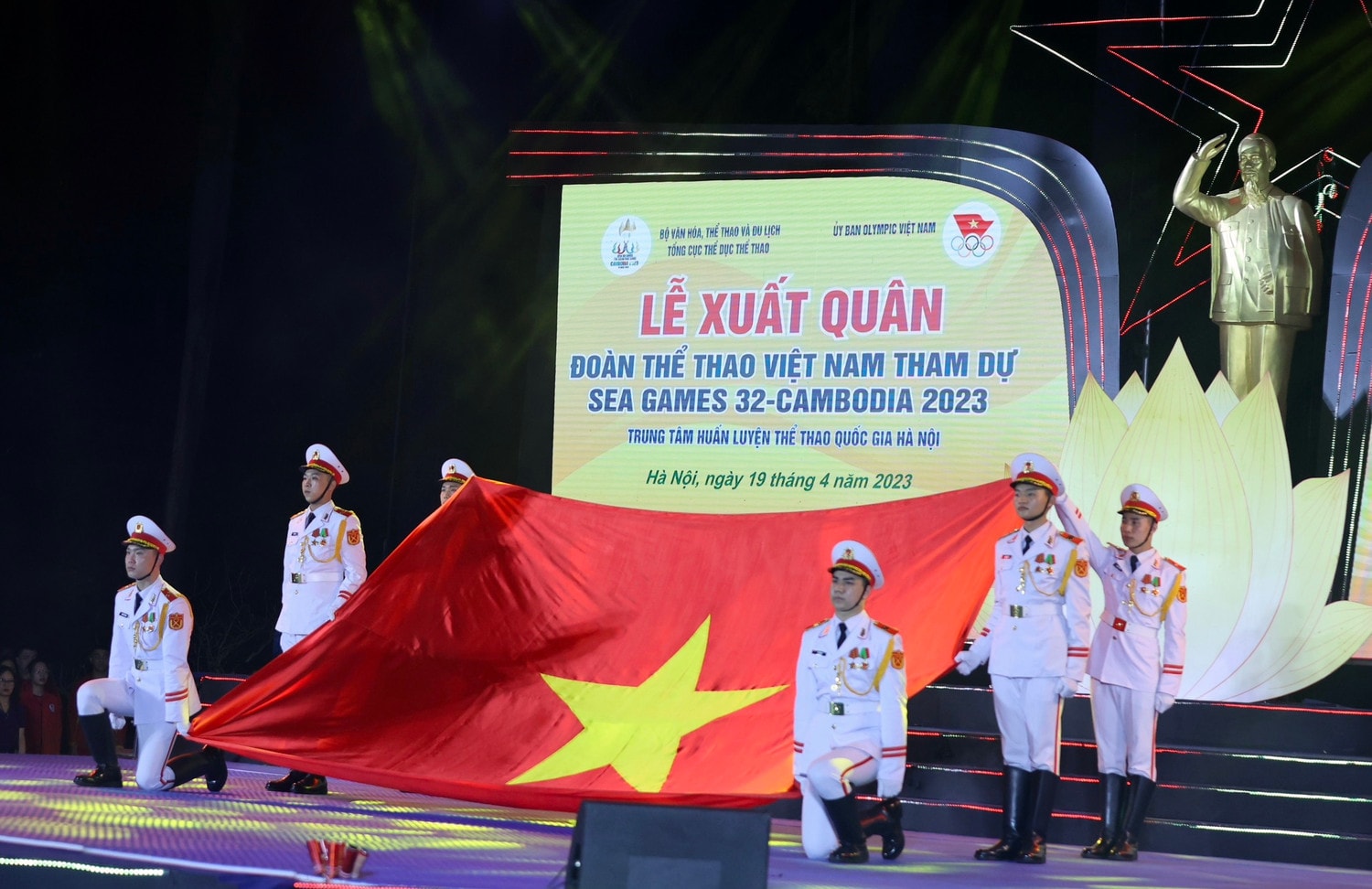 Lễ xuất quân của Đoàn TTVN tham dự SEA Games 32 -0