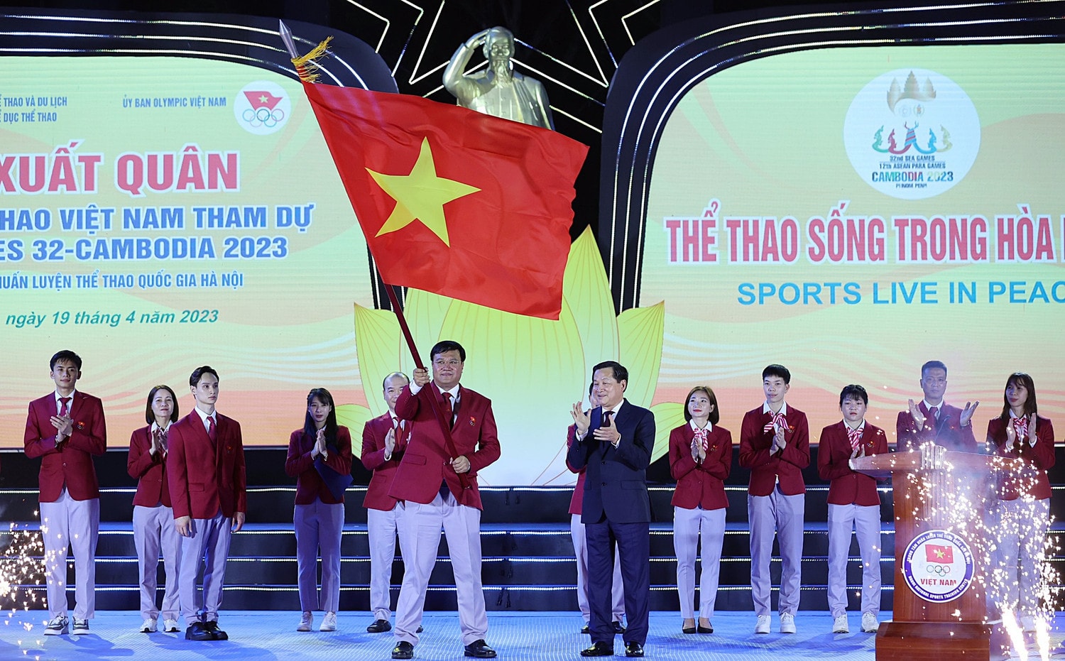Lễ xuất quân của Đoàn TTVN tham dự SEA Games 32 -0