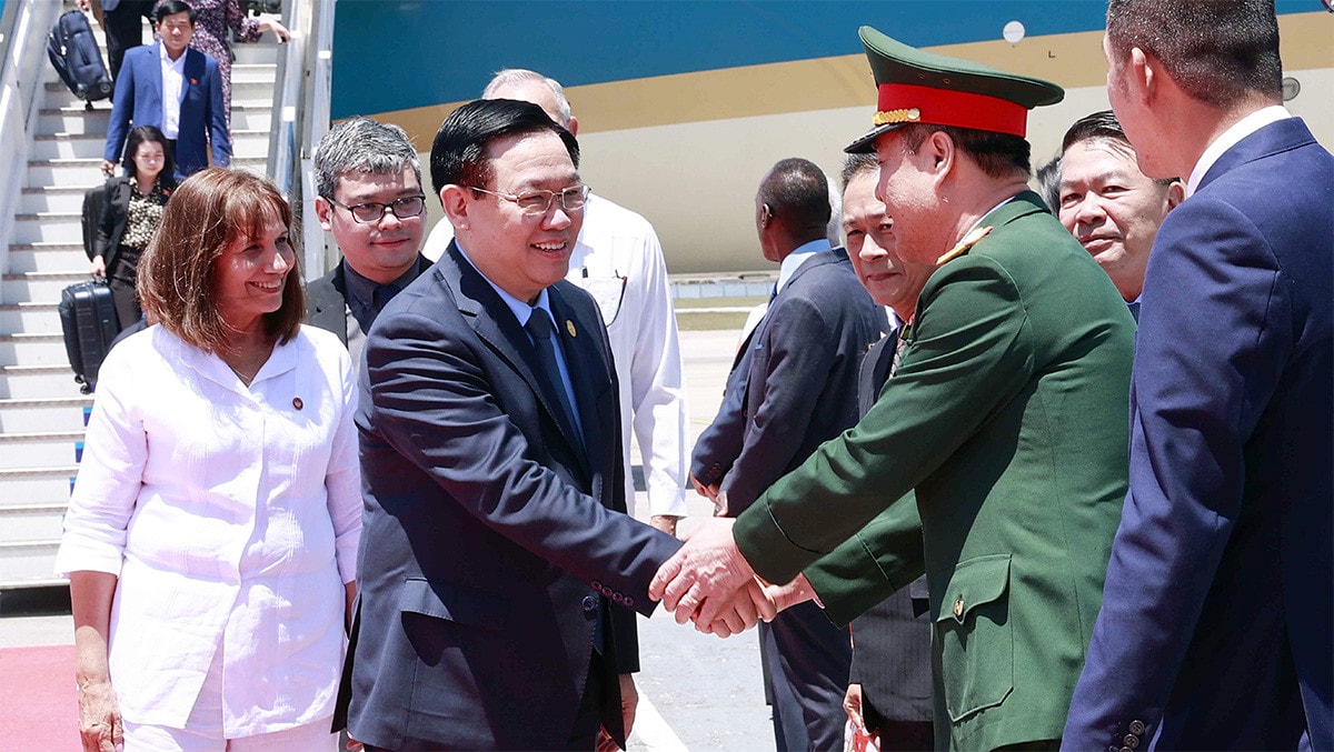 Một số hình ảnh Chủ tịch Quốc hội Vương Đình Huệ bắt đầu thăm chính thức Cuba