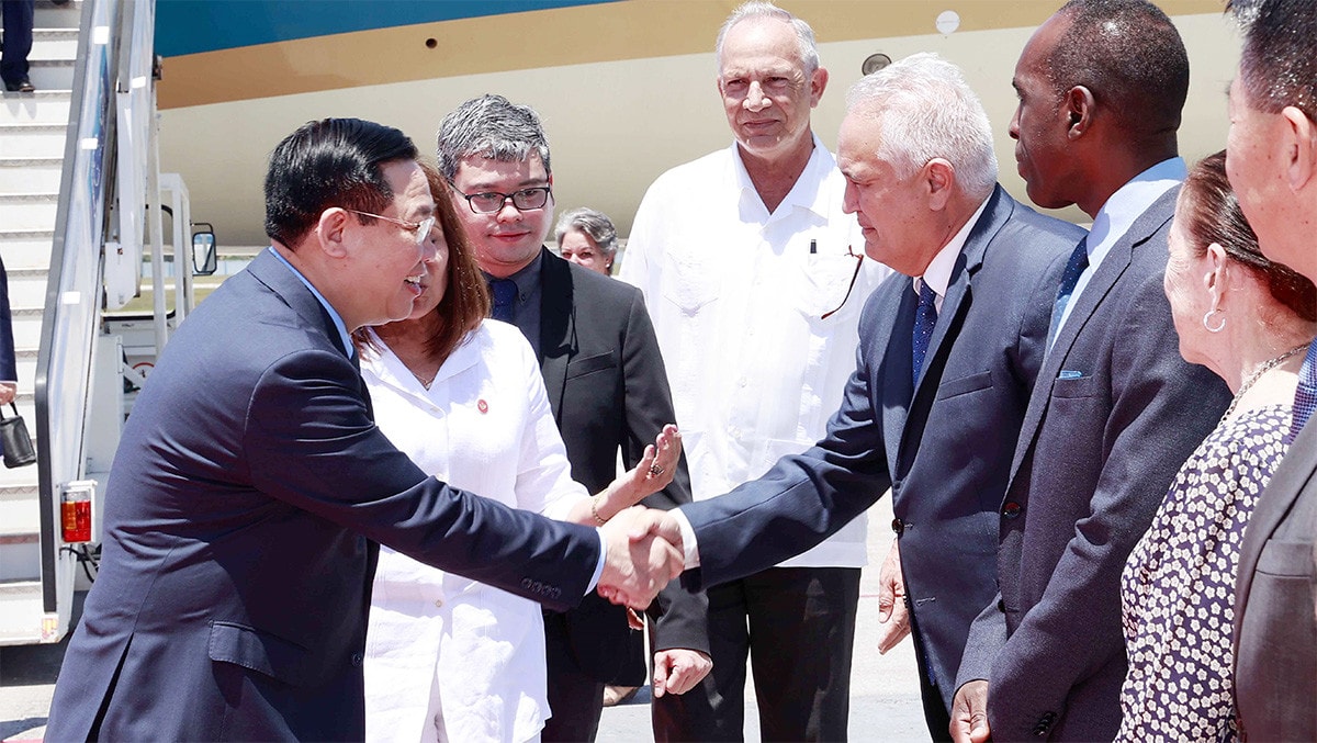 Một số hình ảnh Chủ tịch Quốc hội Vương Đình Huệ bắt đầu thăm chính thức Cuba