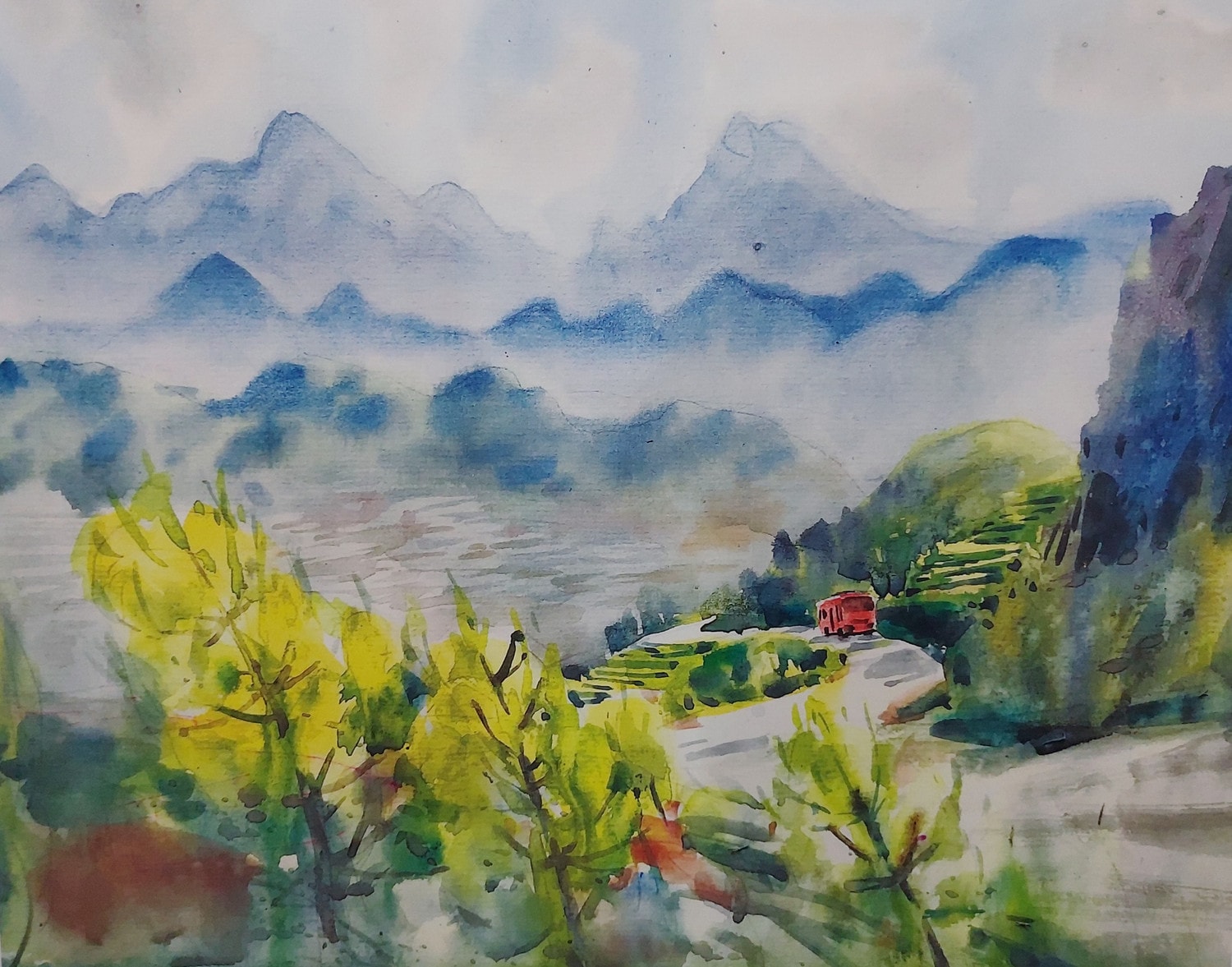 Tranh minh họa tác phẩm 