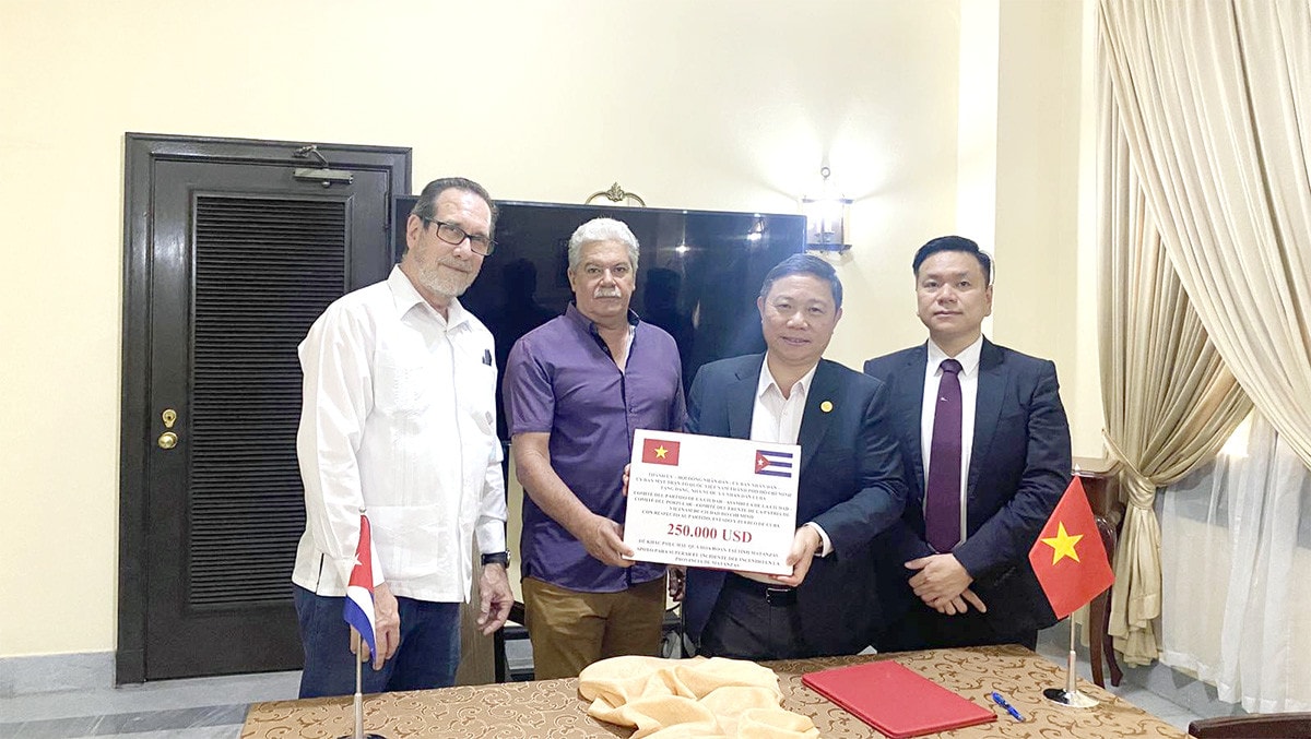 Thành phố Hồ Chí Minh hỗ trợ Cuba khắc phục hậu quả hoả hoạn tại tỉnh Matanzas -0