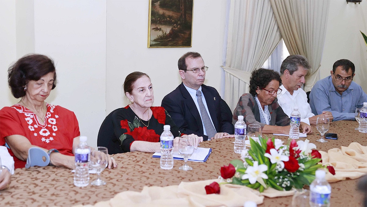 Chủ nhiệm Ủy ban Đối ngoại Vũ Hải Hà tiếp Hội Hữu nghị Cuba - Việt Nam và Viện Cuba hữu nghị với các dân tộc -0