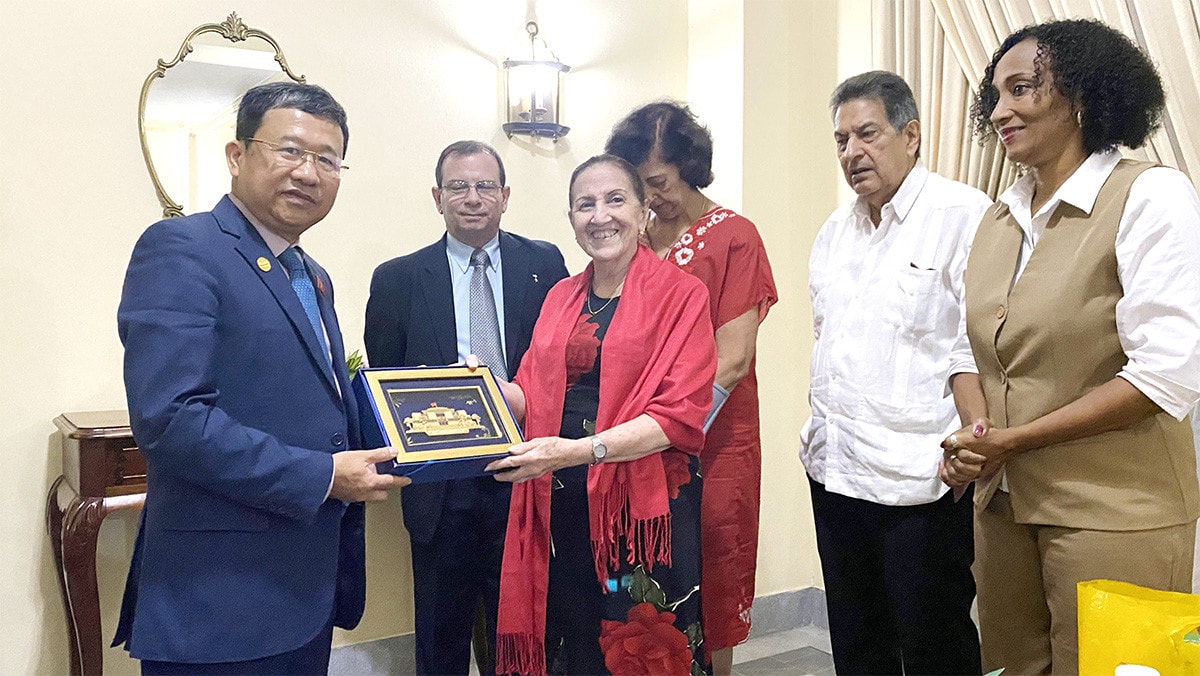Chủ nhiệm Ủy ban Đối ngoại Vũ Hải Hà tiếp Hội Hữu nghị Cuba - Việt Nam và Viện Cuba hữu nghị với các dân tộc -2