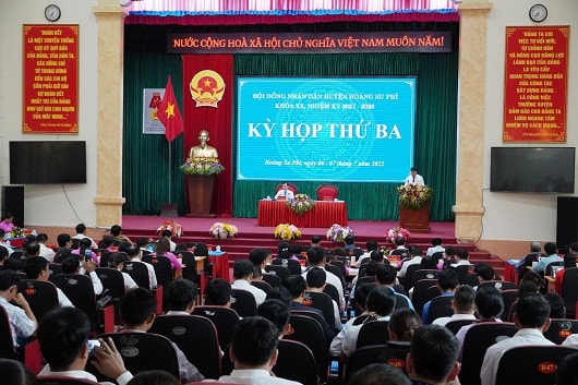 Kỳ họp thứ 3, HĐND huyện Hoàng Su Phì nhiệm kỳ 2021 -2026 - ẢNH HOÀNG TÍNH