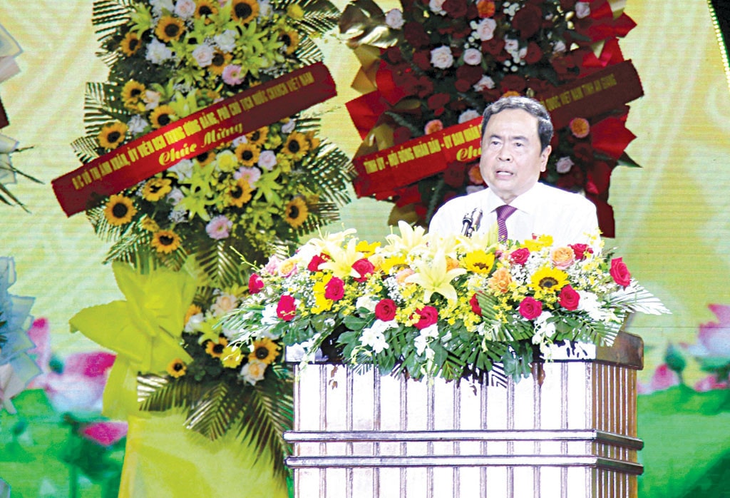 Phó Chủ tịch Thường trực Quốc hội Trần Thanh Mẫn dự Lễ công bố Nghị quyết thành lập Thị xã Tịnh Biên, An Giang -0