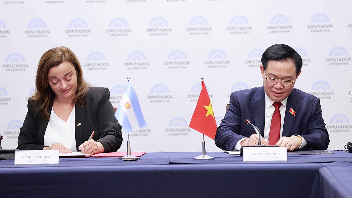 Quốc hội Việt Nam và Hạ viện Argentina ký thoả thuận hợp tác -0