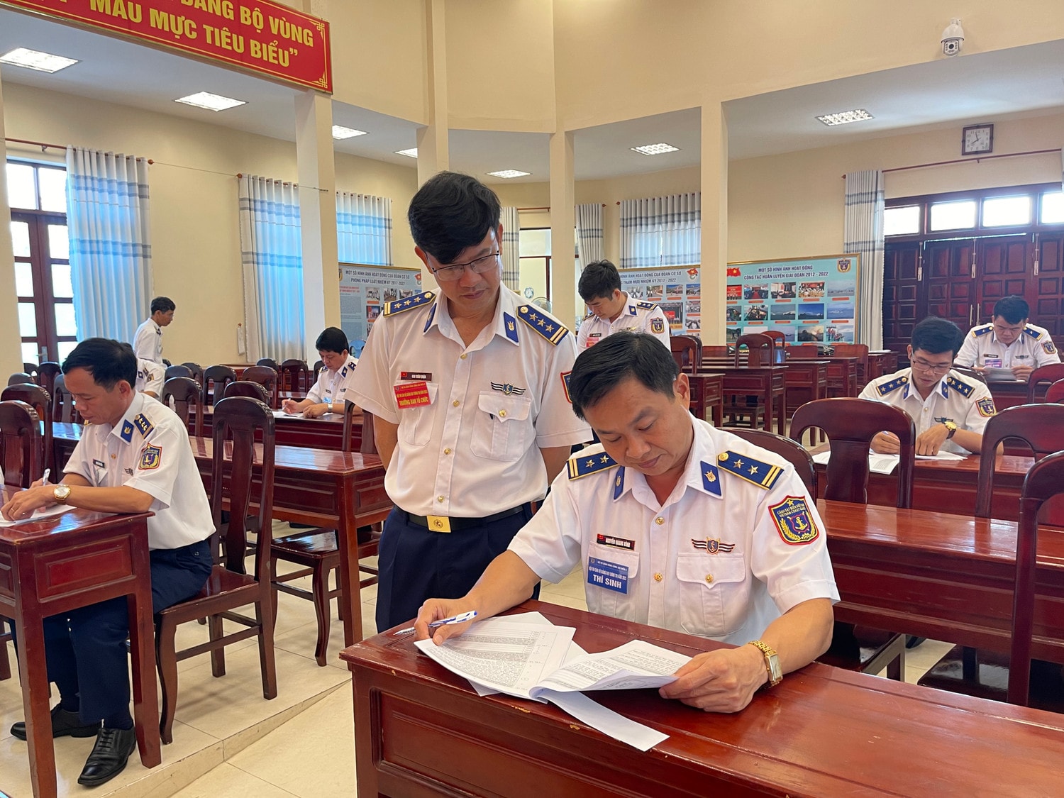 Thí sinh tham gia phần thi kiến thức