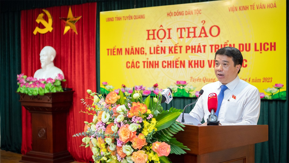 Phó Chủ tịch Thường trực Quốc hội Trần Thanh Mẫn dự Hội thảo Tiềm năng, liên kết phát triển du lịch các tỉnh chiến khu Việt Bắc -2