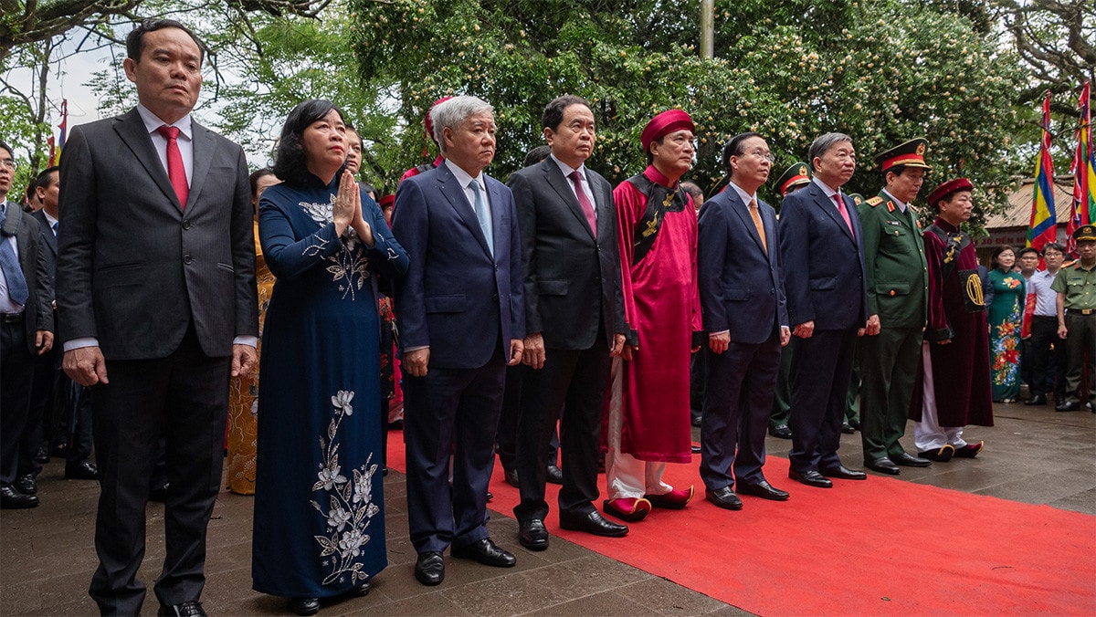 Chủ tịch Nước Võ Văn Thưởng dâng hương Giỗ Tổ Hùng Vương năm 2023 -3