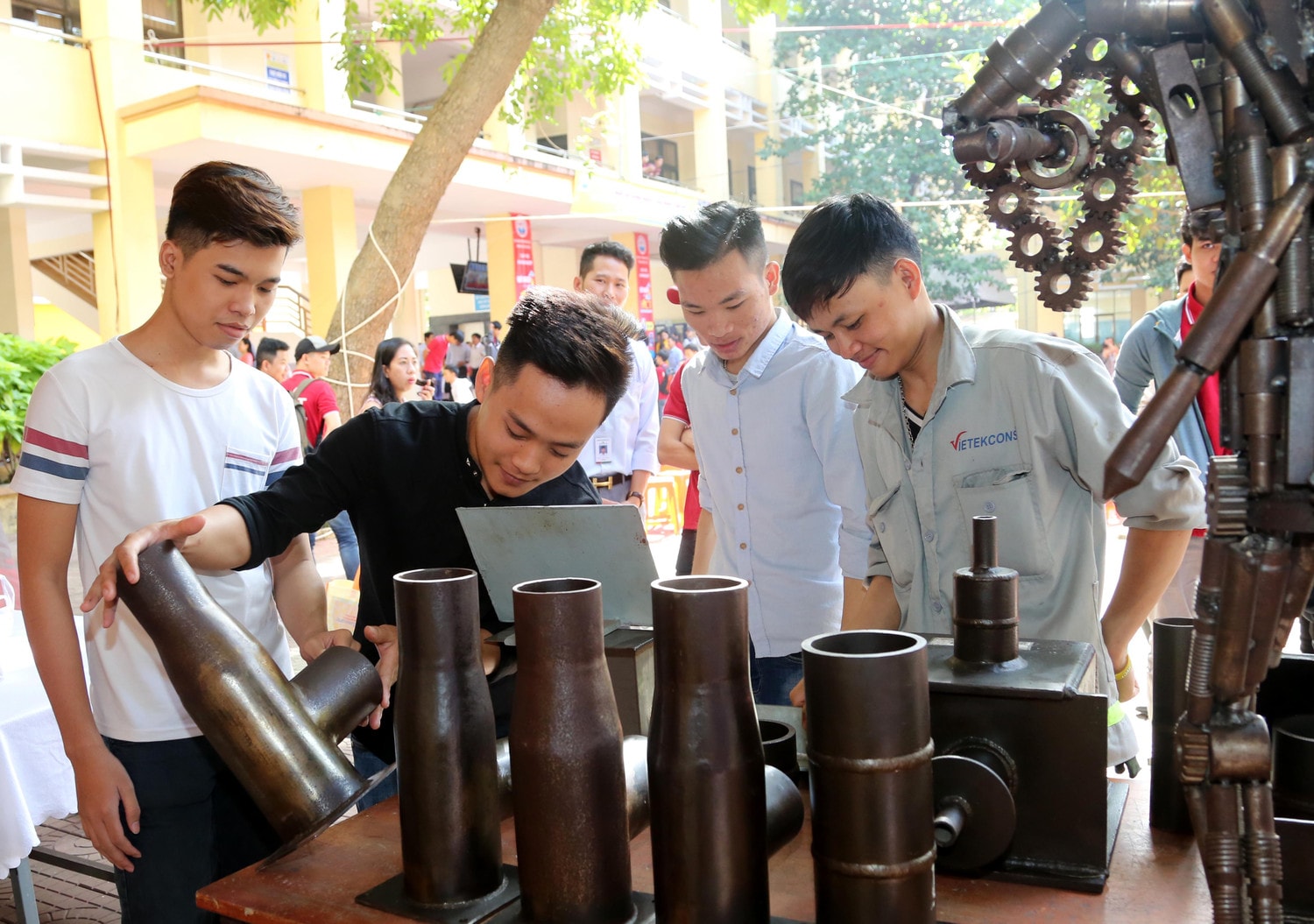 Cao đẳng Kỹ nghệ II – sân chơi chuyên nghiệp của kỹ năng nghề. Ảnh: Đức Kiên.