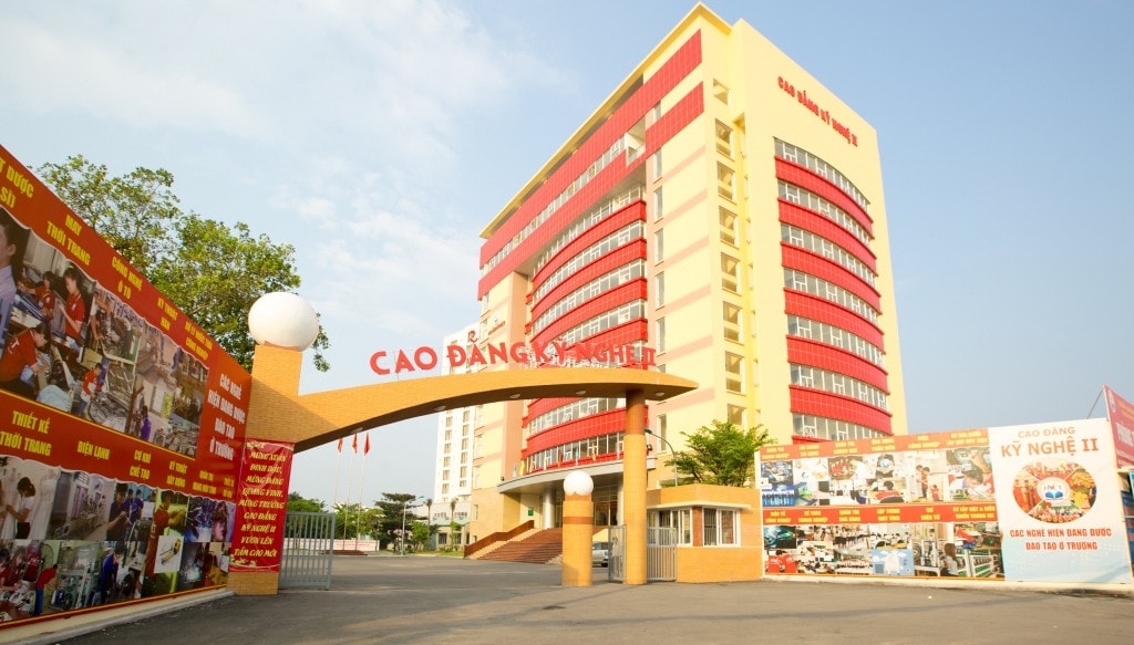 Toàn cảnh trường Cao đẳng Kỹ nghệ II. Ảnh: Tuổi trẻ