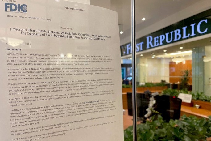 Ngân hàng First Republic về tay JPMorgan Chase -0